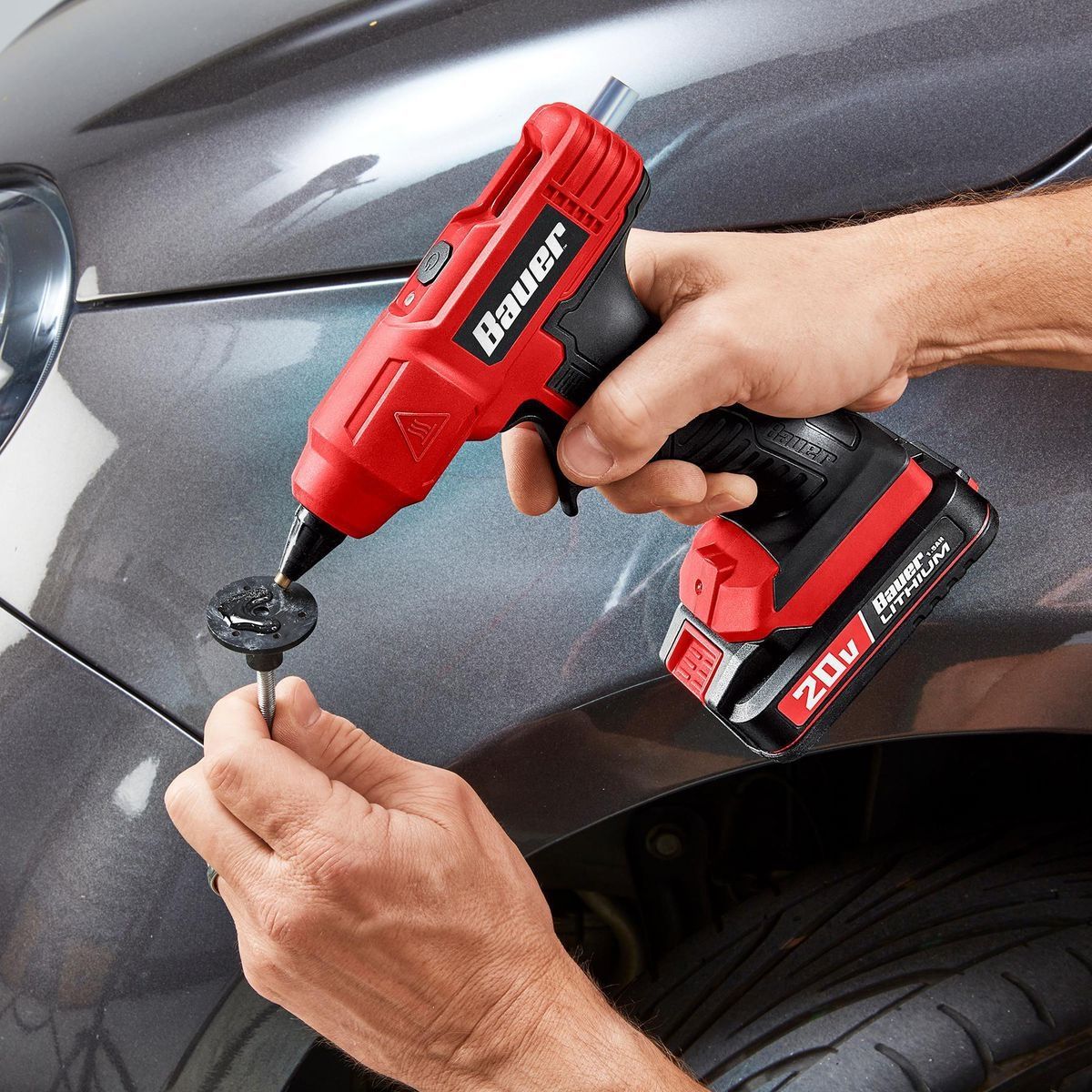 BAUER 20V Cordless Full Sized Glue Gun - Tool Only