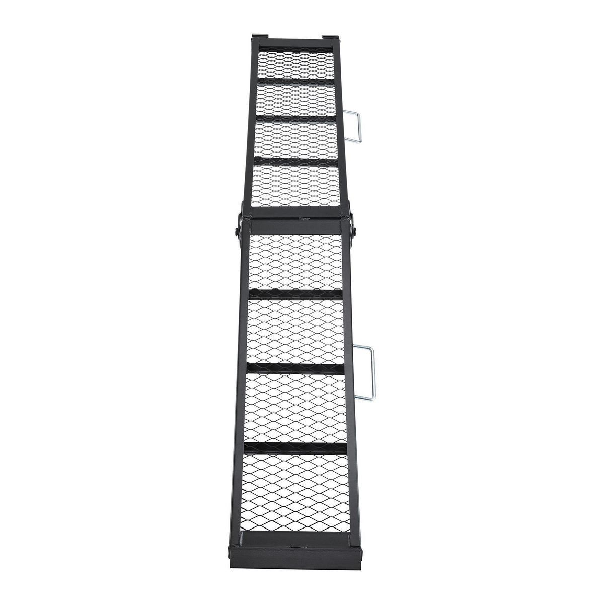 HAUL-MASTER 800 lb. Capacity 11 in. x 80-1/4 in. Center-Fold Steel Single Ramp