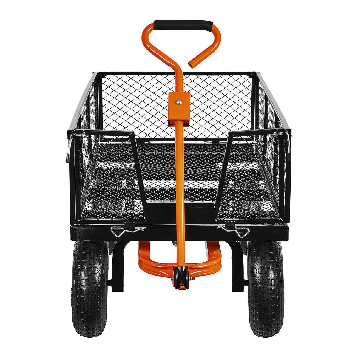 HFT 1200 lb. Capacity Steel Utility Cart with Removable Sides