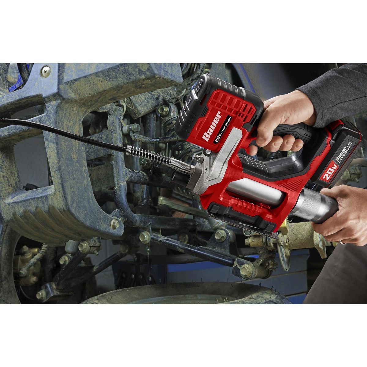 BAUER 20V Cordless Variable Speed Grease Gun - Tool Only