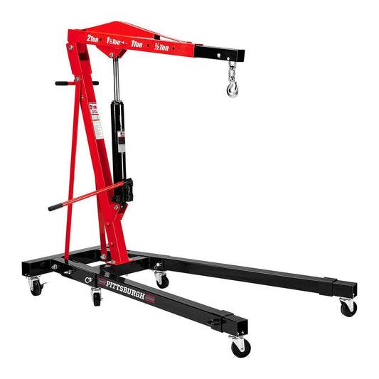 PITTSBURGH 2 Ton-Capacity Foldable Shop Crane