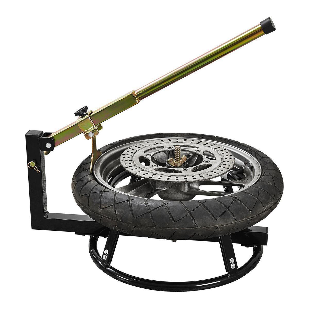 PITTSBURGH Motorcycle Tire Change Stand with Bead Breaker