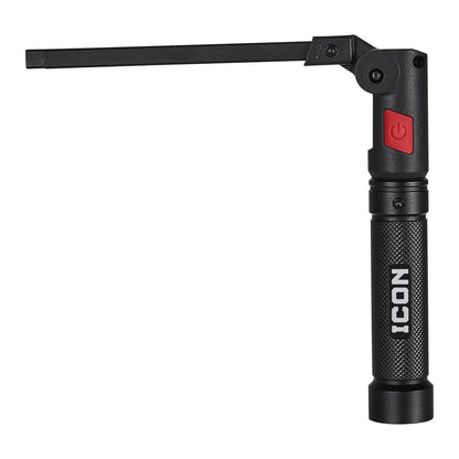 ICON 800 Lumen LED Rechargeable Magnetic Handheld Foldable Slim Bar Work Light, Black