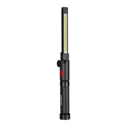 ICON 800 Lumen LED Rechargeable Magnetic Handheld Foldable Slim Bar Work Light, Black