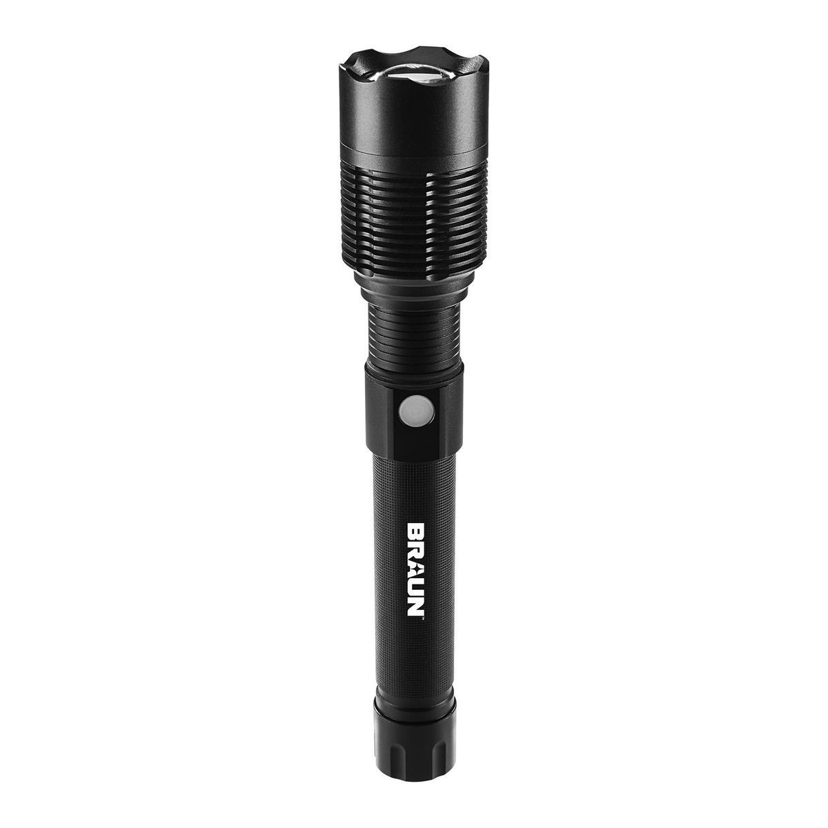 BRAUN 7000 Lumen Rechargeable Waterproof LED Flashlight with Battery Bank