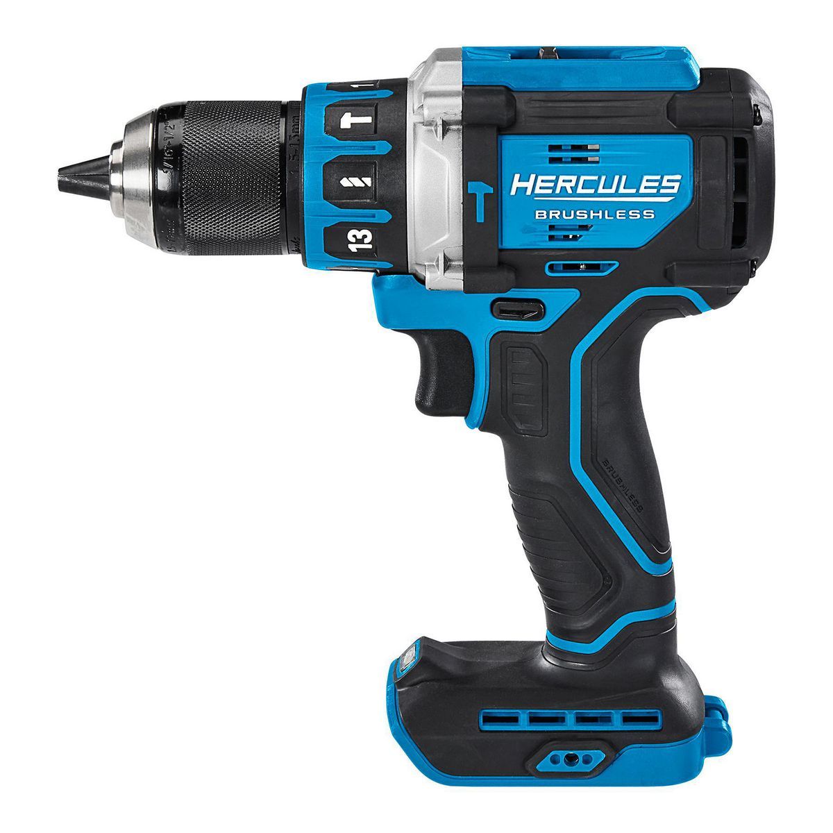 HERCULES 20V Brushless Cordless 1/2 in. Compact Hammer Drill/Driver - Tool Only