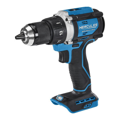 HERCULES 20V Brushless Cordless 1/2 in. Drill/Driver with Side Handle- Tool Only