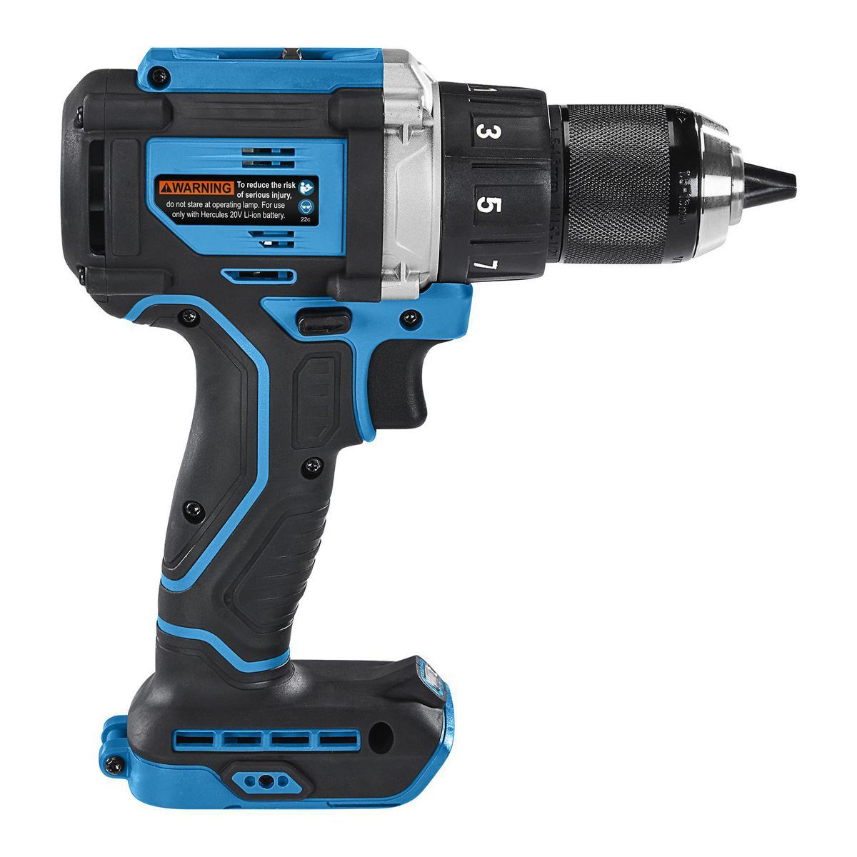 HERCULES 20V Brushless Cordless 1/2 in. Drill/Driver with Side Handle- Tool Only