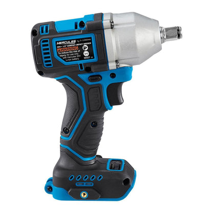 HERCULES 20V Brushless Cordless 1/2 in. Compact, 4-Mode Impact Wrench with Friction Ring – Tool Only