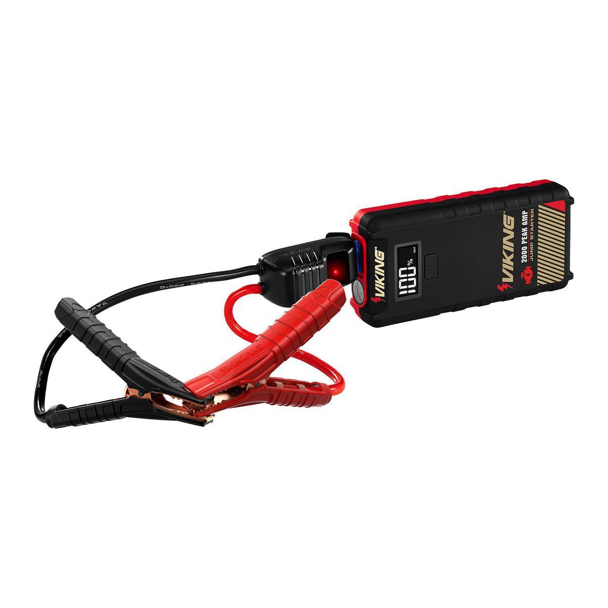 VIKING 2000 Peak Amp Lithium-Ion Jump Starter and Power Bank