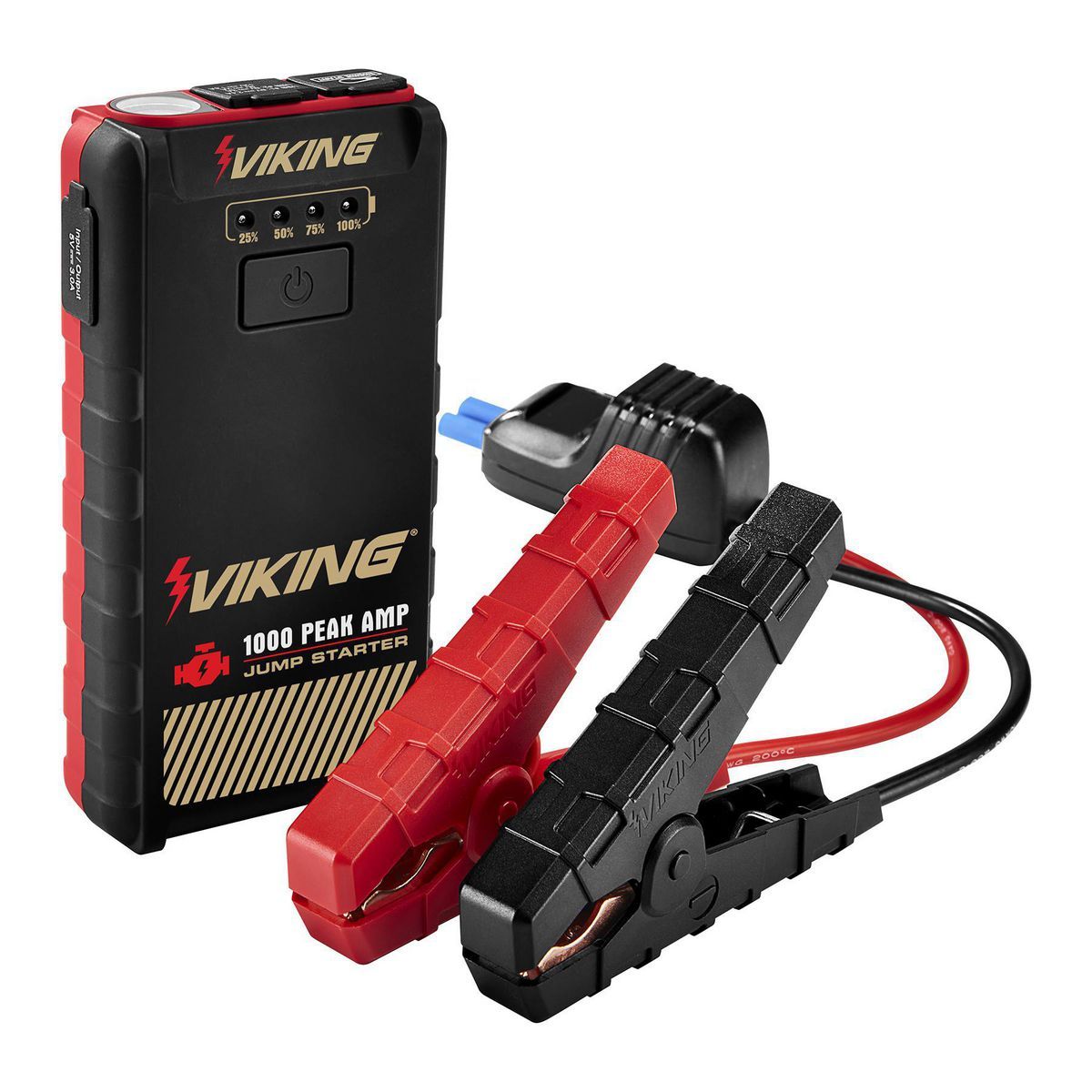 VIKING 1000 Peak Amp Lithium-Ion Jump Starter and Power Bank