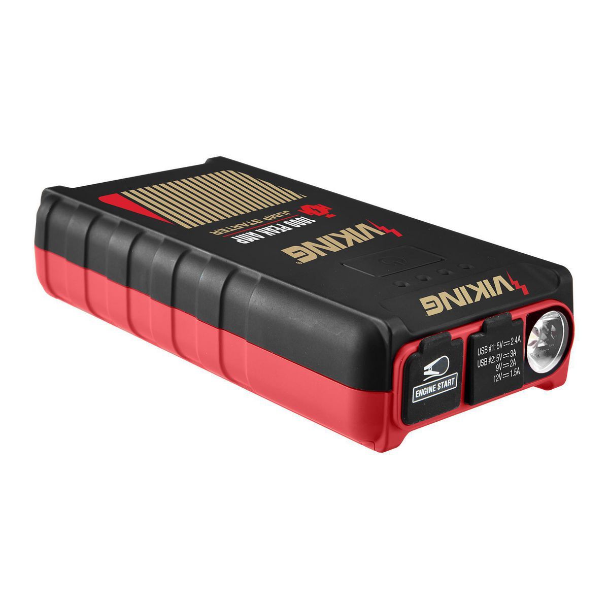 VIKING 1000 Peak Amp Lithium-Ion Jump Starter and Power Bank