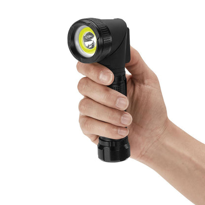 BRAUN 900 Lumen Rechargeable Swivel Head LED Flashlight