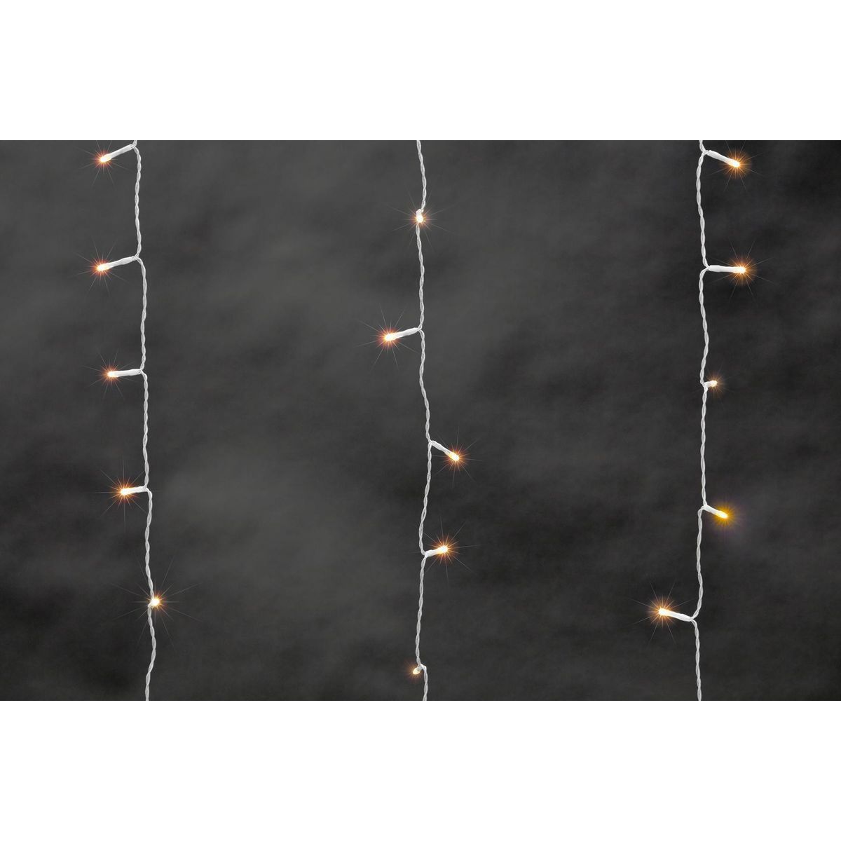 LUMINAR EVERYDAY Indoor/Outdoor LED Warm White Twinkle Curtain Lights