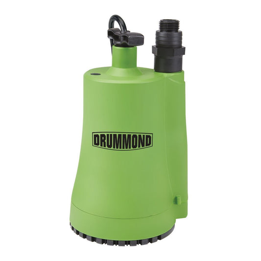 DRUMMOND 1/6 HP Submersible Utility Pump 1600 GPH