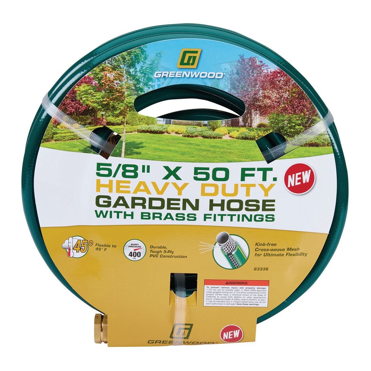 GREENWOOD 50 ft. x 5/8 in. Garden Hose