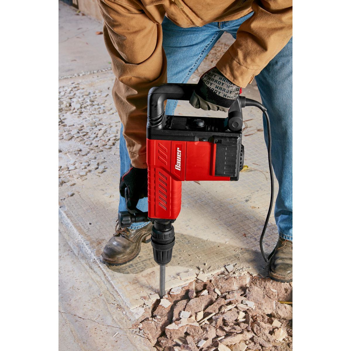 BAUER 12.5 Amp 23 lb. SDS-MAX Type Demolition Hammer