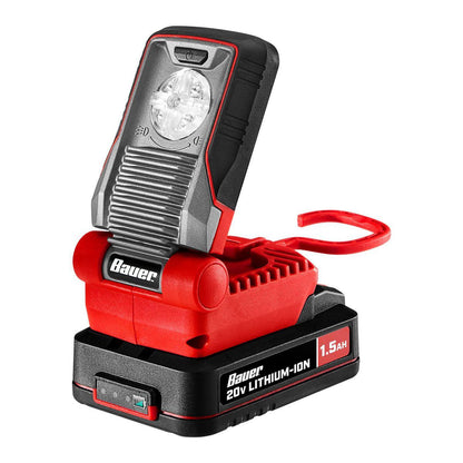 BAUER 20V Cordless 150/300 Lumen Compact Flashlight – Tool Only