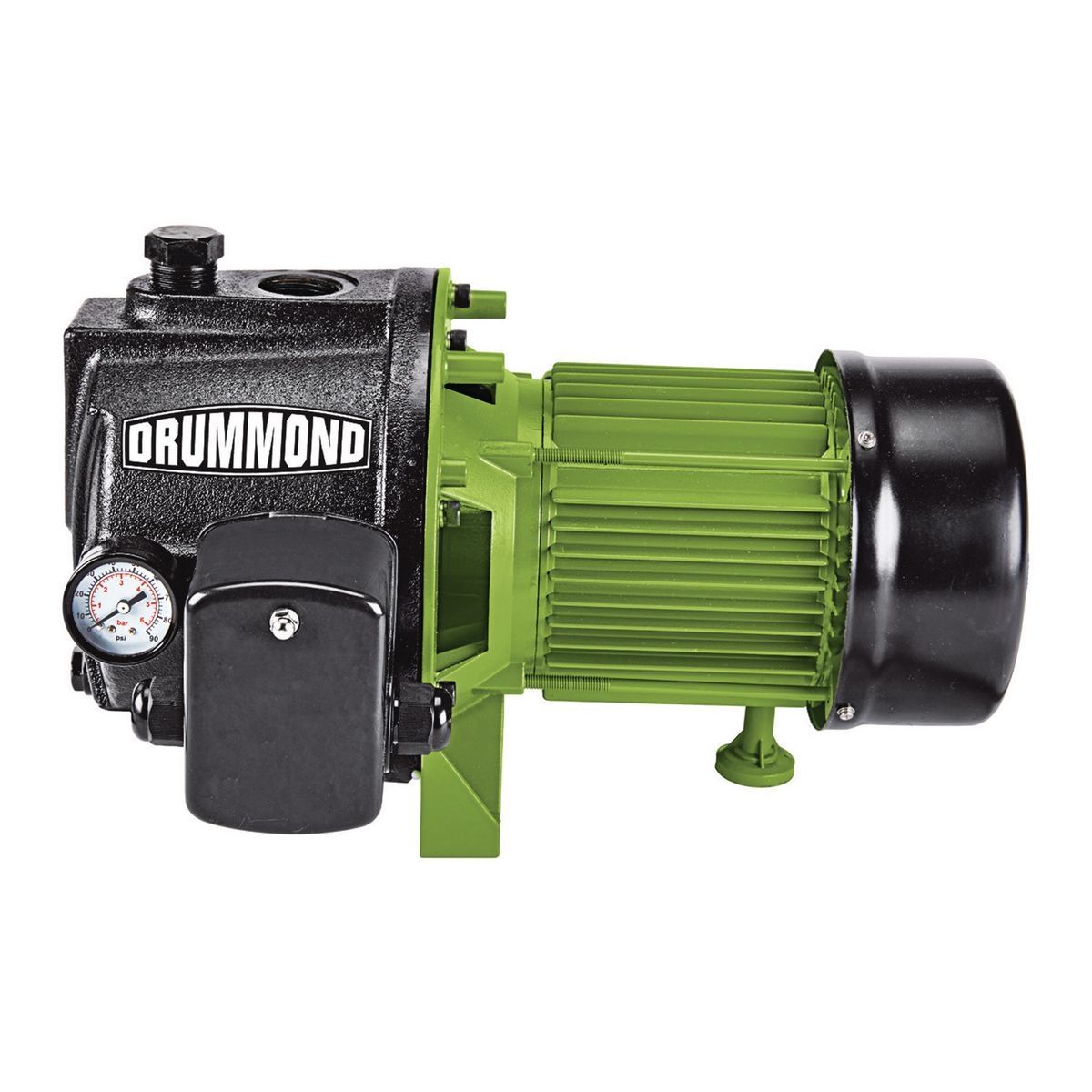 DRUMMOND 1 HP Cast Iron Shallow Well Pump with Pressure Control Switch