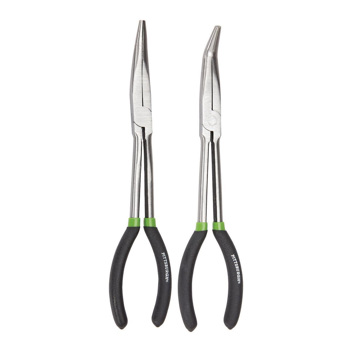 PITTSBURGH 20° Offset & 45° Angle Long Reach Pliers, 2-Piece