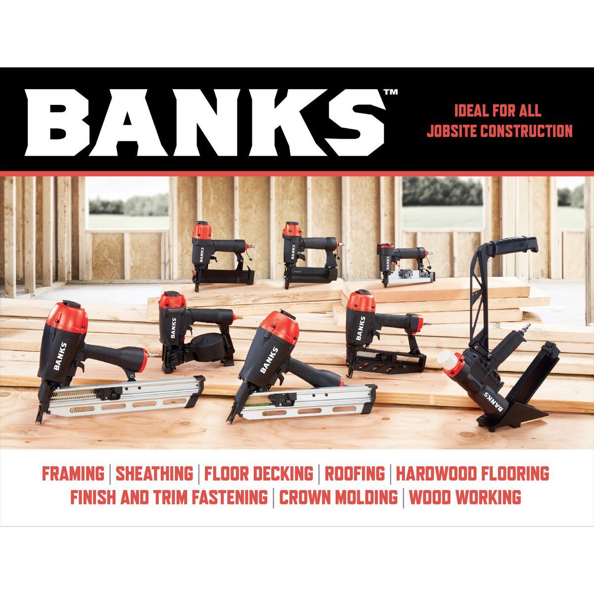 BANKS 21° Framing Nailer