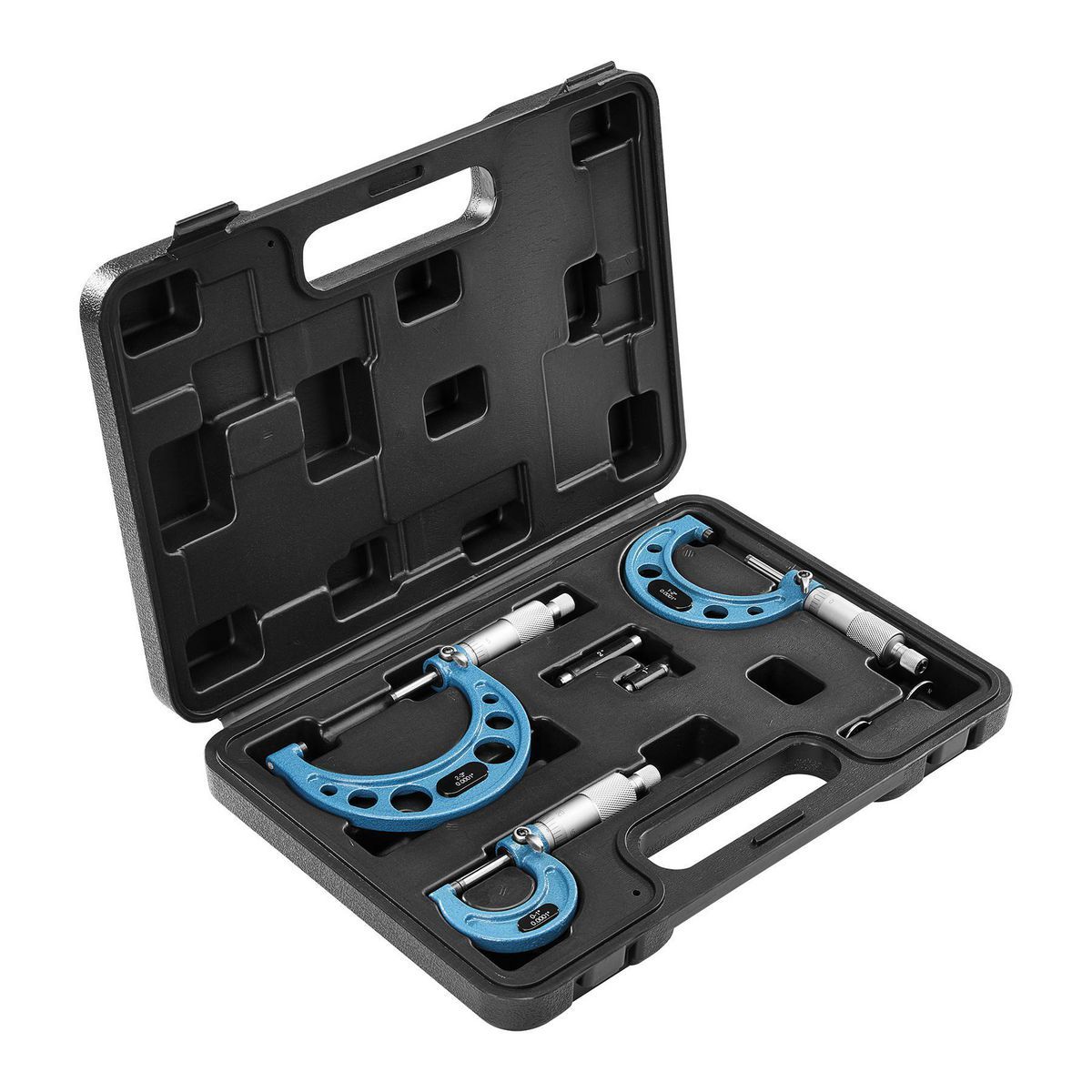 PITTSBURGH Micrometer Set, 3-Piece