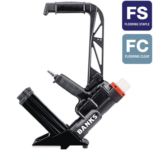 BANKS 2-in-1 Flooring Air Nailer/Stapler