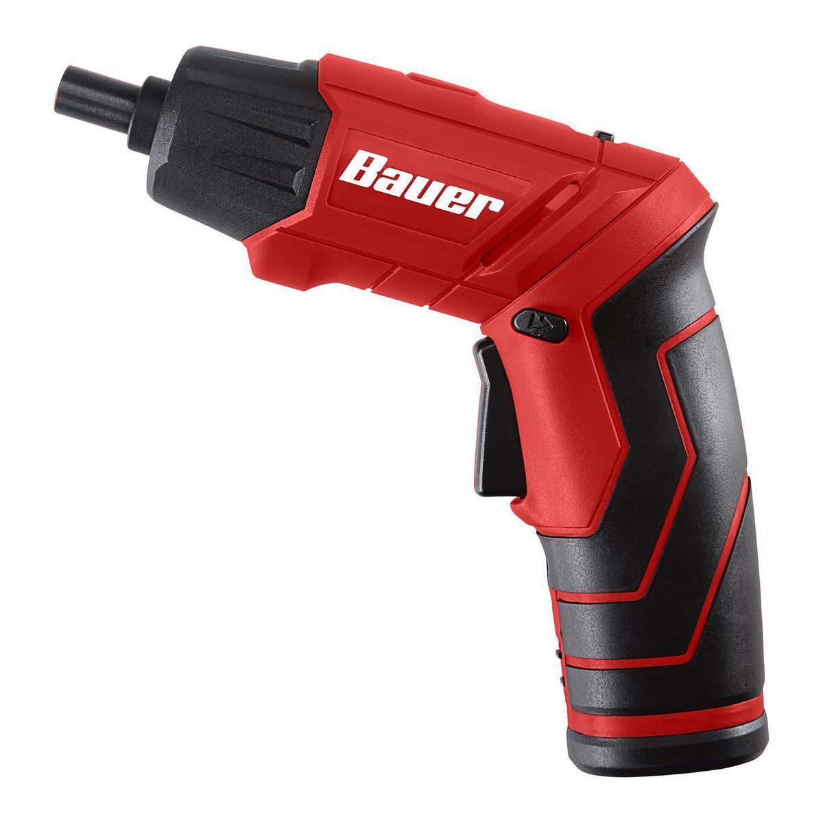 BAUER 4V Cordless 1/4 in. Screwdriver with Integrated Flashlight Kit with 4 Insert Bits and Wall Charger