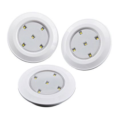 LUMINAR INDOOR Wireless LED Puck Lights, 3 Pack