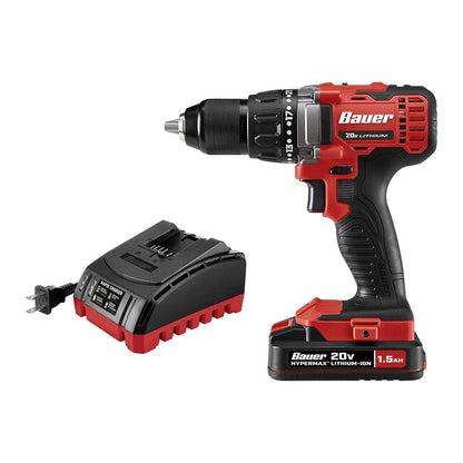 20V Cordless 1/2 in. Drill/Driver Kit with 1.5 Ah Battery and Charger