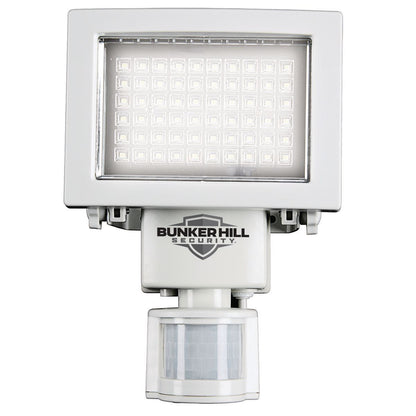 BUNKER HILL SECURITY 500 Lumen LED Solar Security Light - White