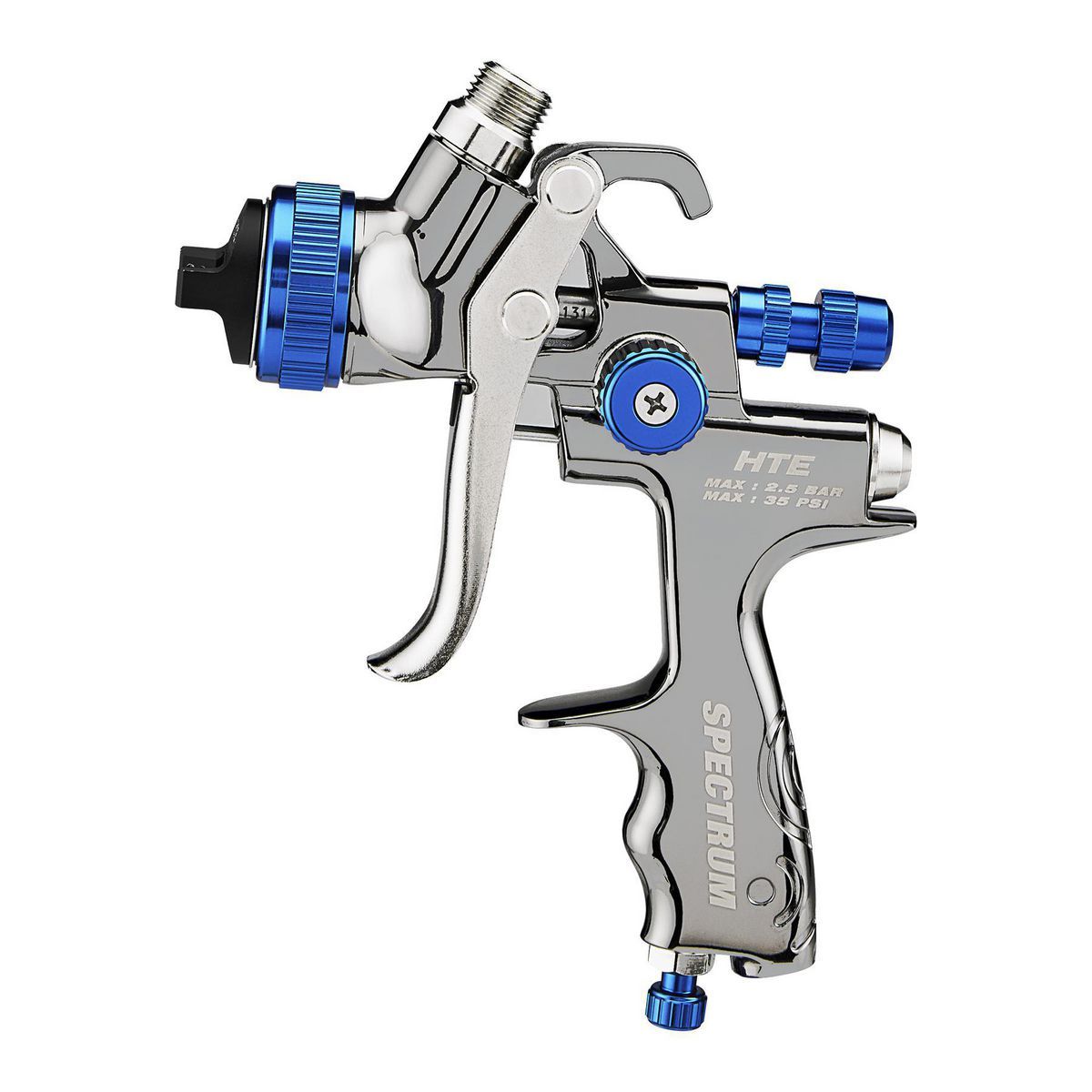 SPECTRUM Premium HTE Gravity-Feed Air Spray Gun with Side Fan Control