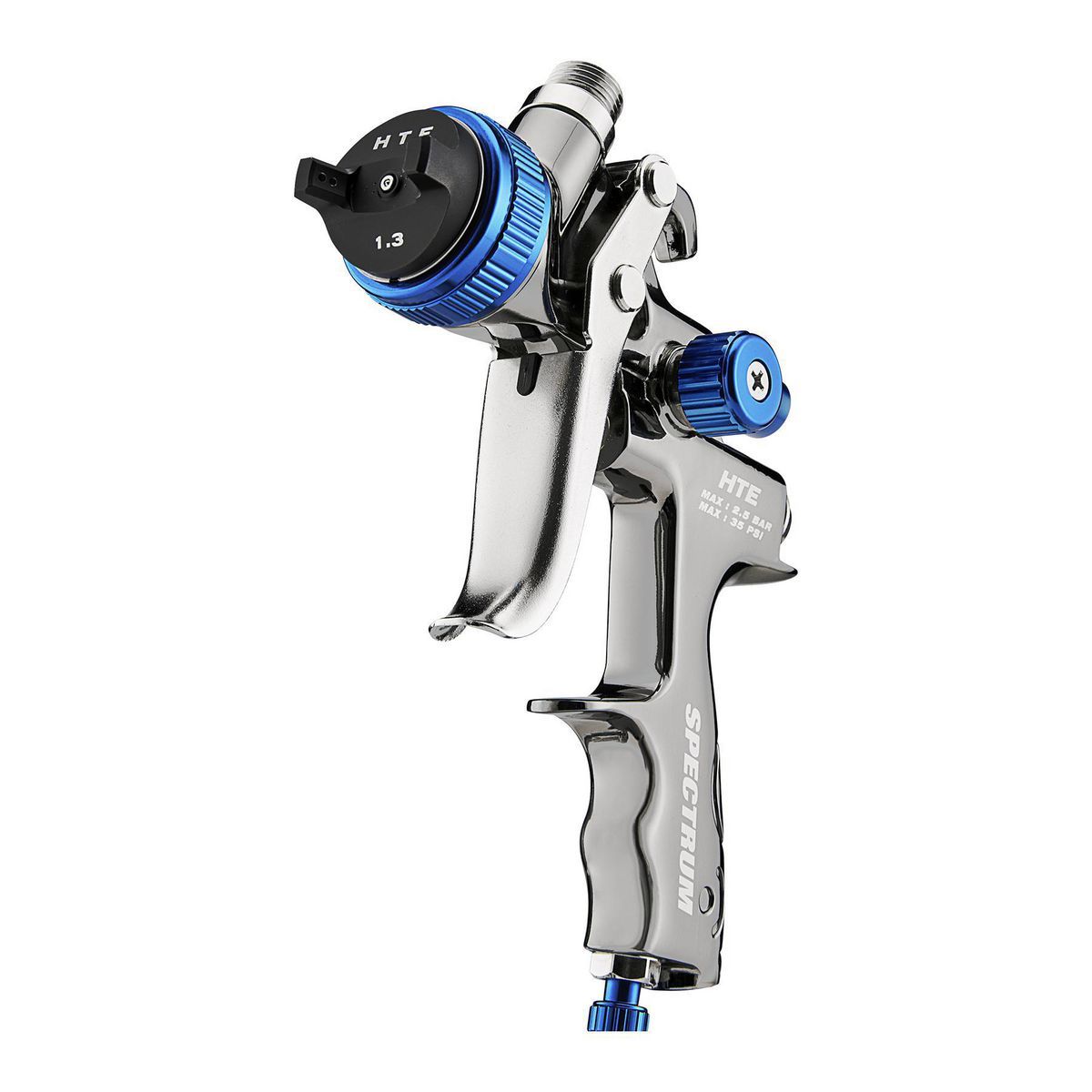 SPECTRUM Premium HTE Gravity-Feed Air Spray Gun with Side Fan Control