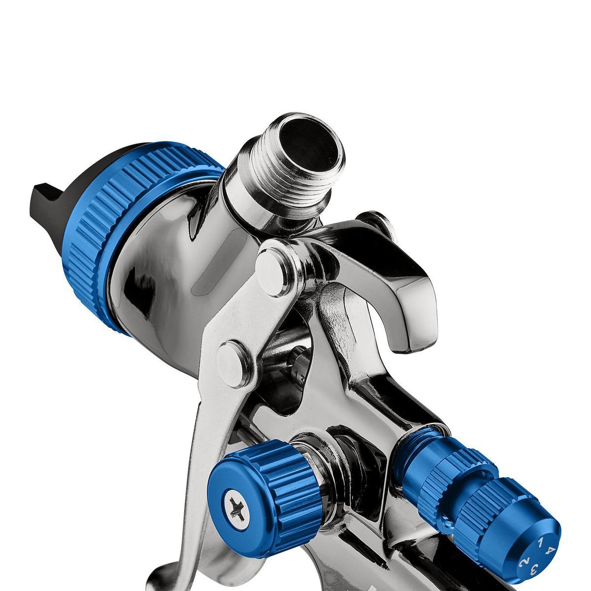 SPECTRUM Premium HTE Gravity-Feed Air Spray Gun with Side Fan Control