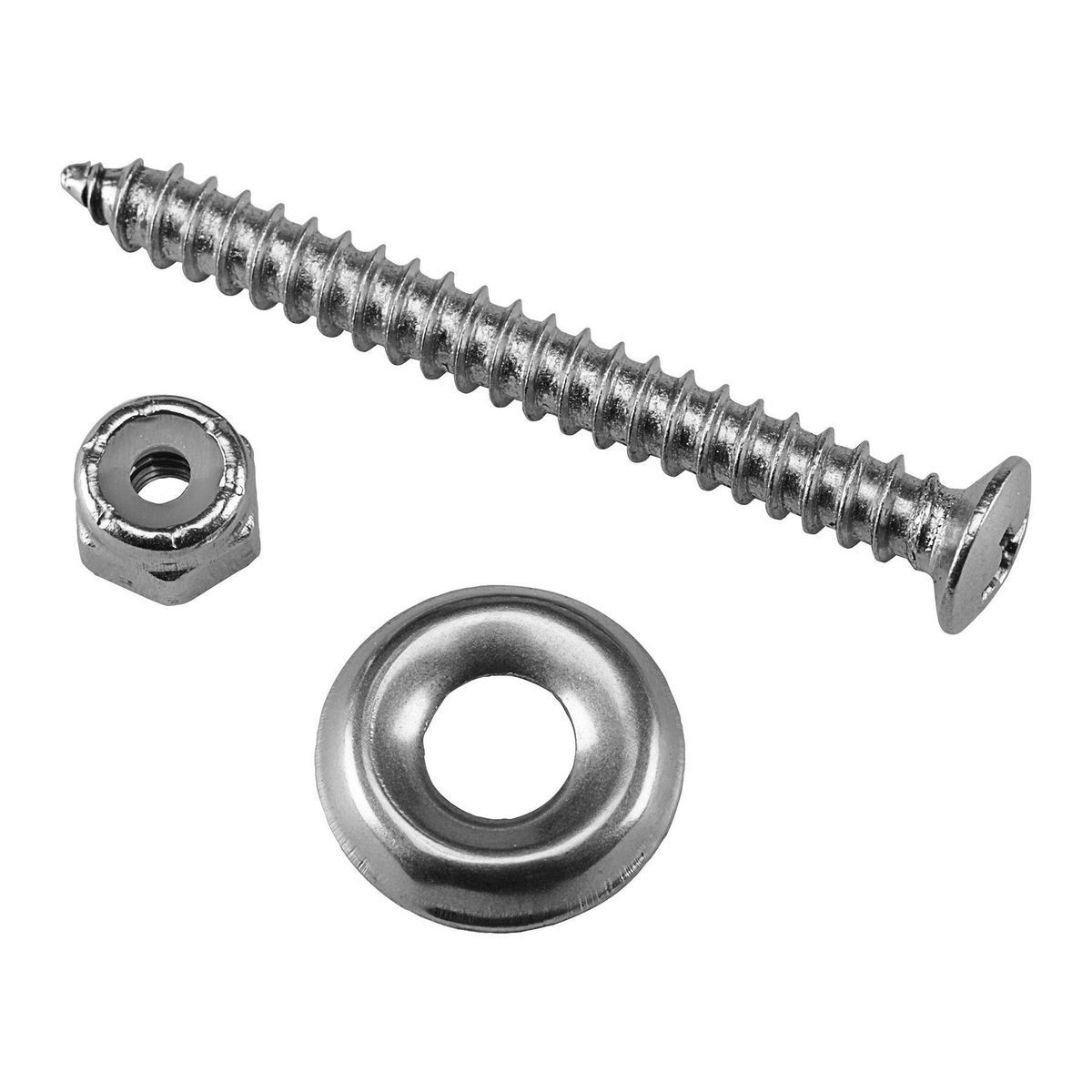 STOREHOUSE Stainless Steel Screw and Nut Set, 96 Piece