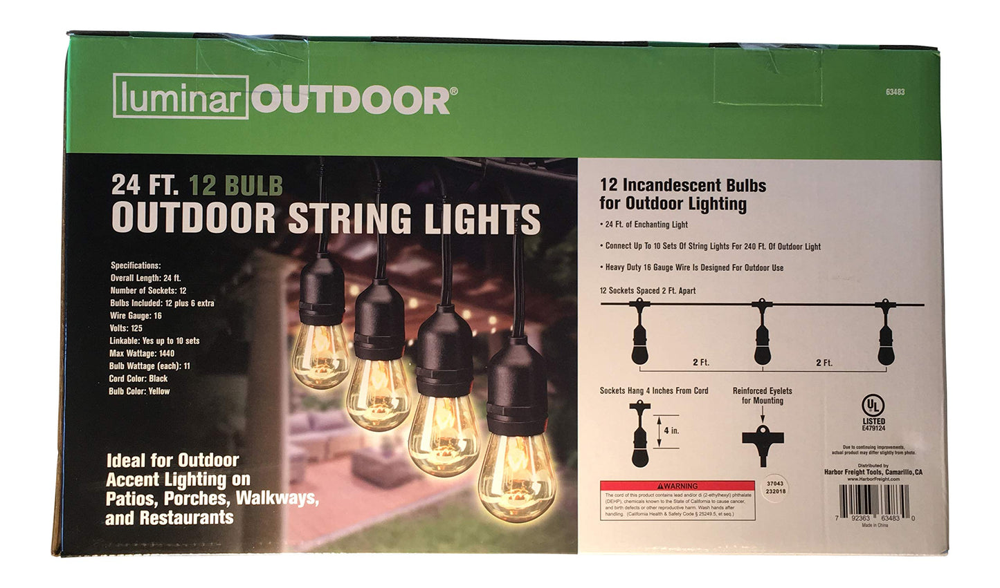 Outdoor String Lights by Luminar