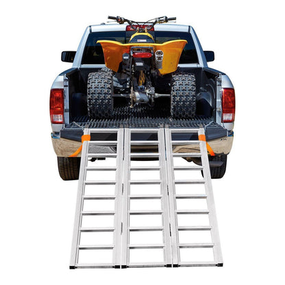 HAUL-MASTER 1500 lb. Capacity 45 in. x 69 in. Tri-Fold Aluminum Loading Ramp