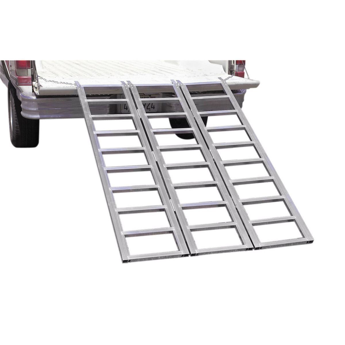 HAUL-MASTER 1500 lb. Capacity 45 in. x 69 in. Tri-Fold Aluminum Loading Ramp