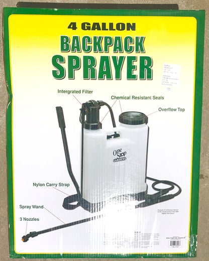 4 Gallon Backpack Sprayer with 4 Nozzles