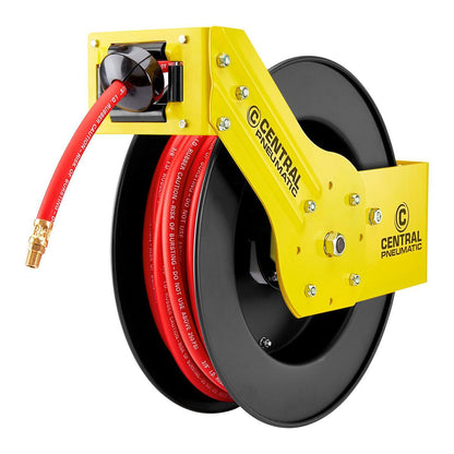 CENTRAL PNEUMATIC 3/8 in. x 50 Ft. Retractable Hose Reel