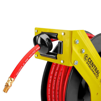 CENTRAL PNEUMATIC 3/8 in. x 50 Ft. Retractable Hose Reel