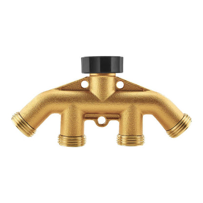 ONE STOP GARDENS 4-in-1 Solid Brass Faucet Expander