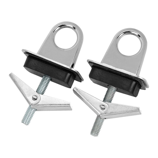 HAUL-MASTER Universal Chrome Anchor Points, 2 Pack