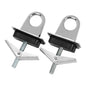 HAUL-MASTER Universal Chrome Anchor Points, 2 Pack