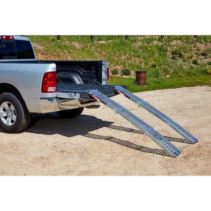 HAUL-MASTER 1000 lb. Capacity 9 in. x 72 in. Tri-Fold Loading Ramps, Set of Two