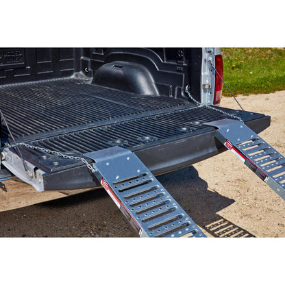 HAUL-MASTER 1000 lb. Capacity 9 in. x 72 in. Tri-Fold Loading Ramps, Set of Two