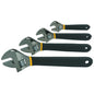 PITTSBURGH Adjustable Laser Etched Wrench Set, 4 Piece