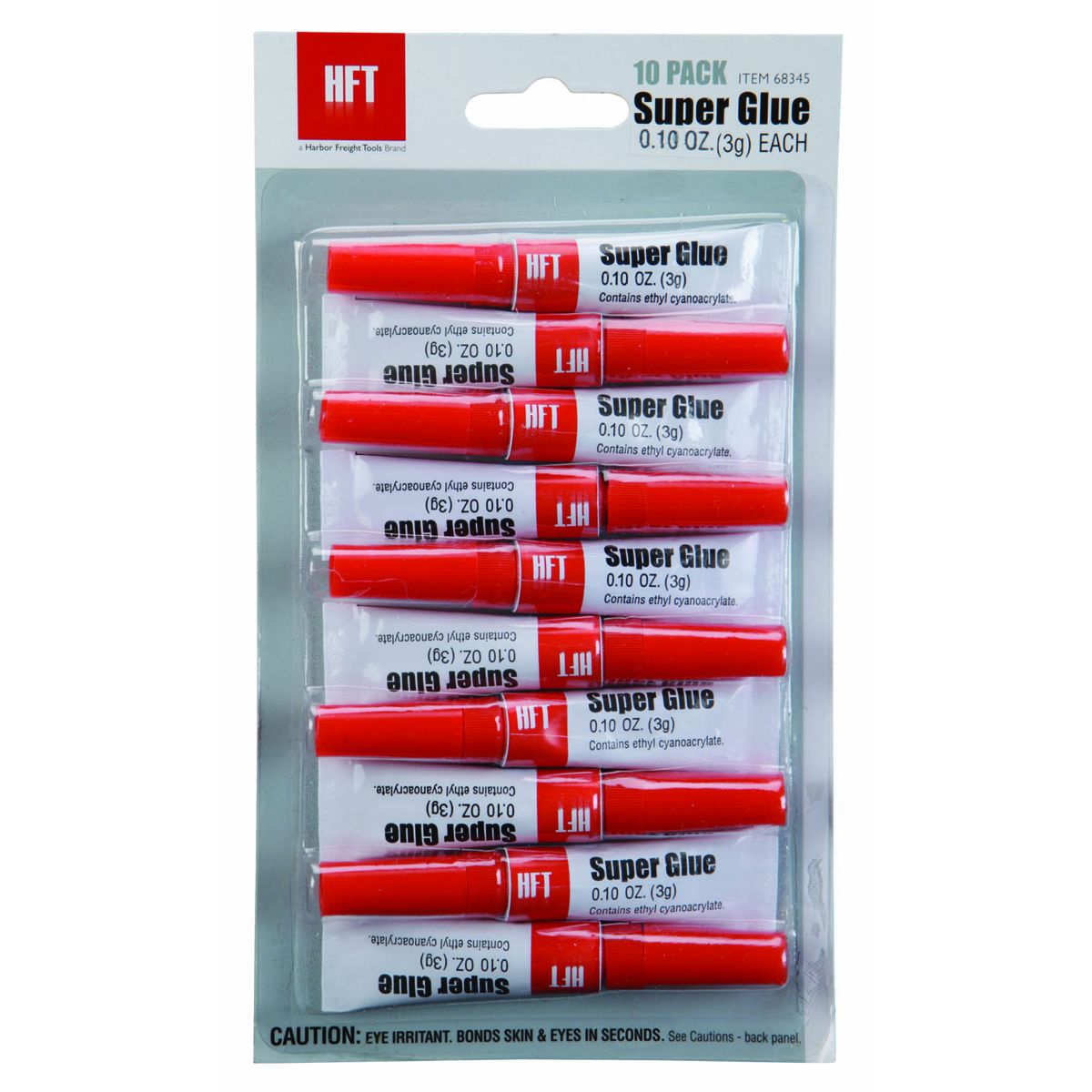 HFT 10 Piece High Strength Super Glue