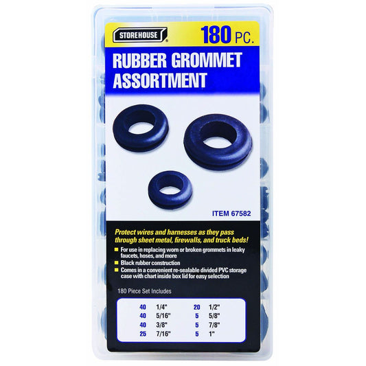 STOREHOUSE Harness Grommet Set, 180 Piece