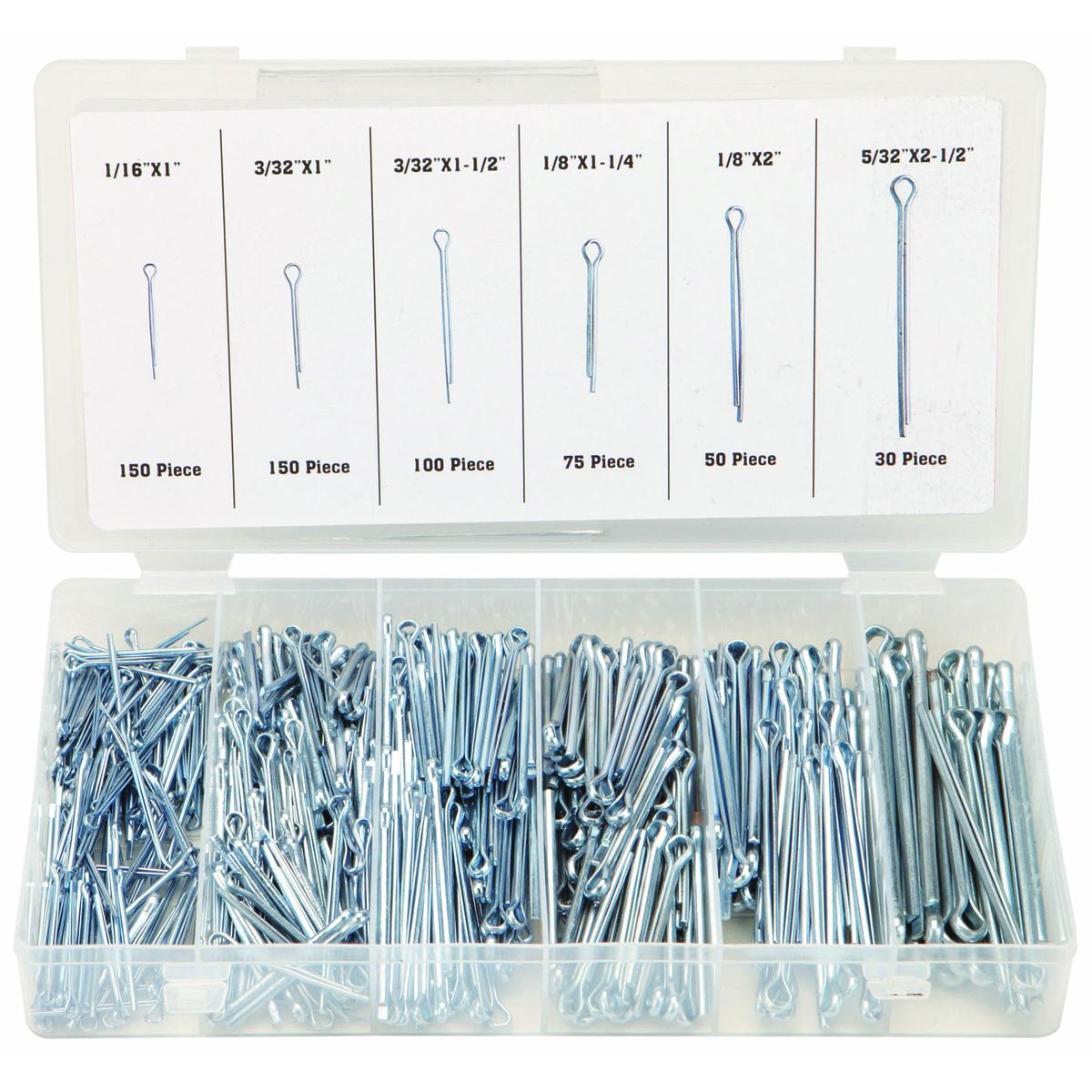 STOREHOUSE Cotter Pin Storehouse, 555 Piece